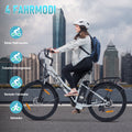 VARUN Electric Bike for Adults - 500W Electric Bicycle Up to 40 Miles, Removable Battery, 7-Speed, and Shock Absorber, Stylish 26