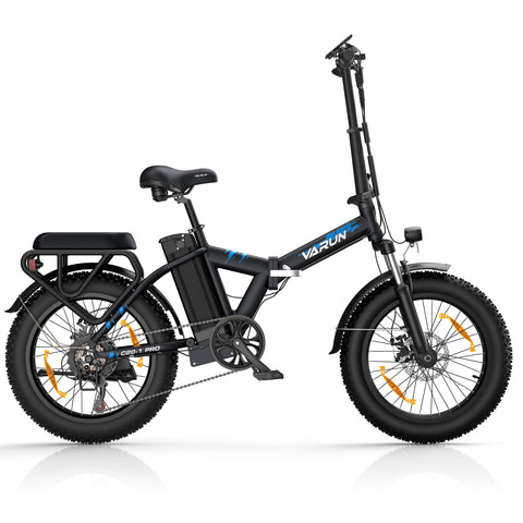 Bicicletta elettrica pieghevole Varun Envoy-Pro grigia da 20