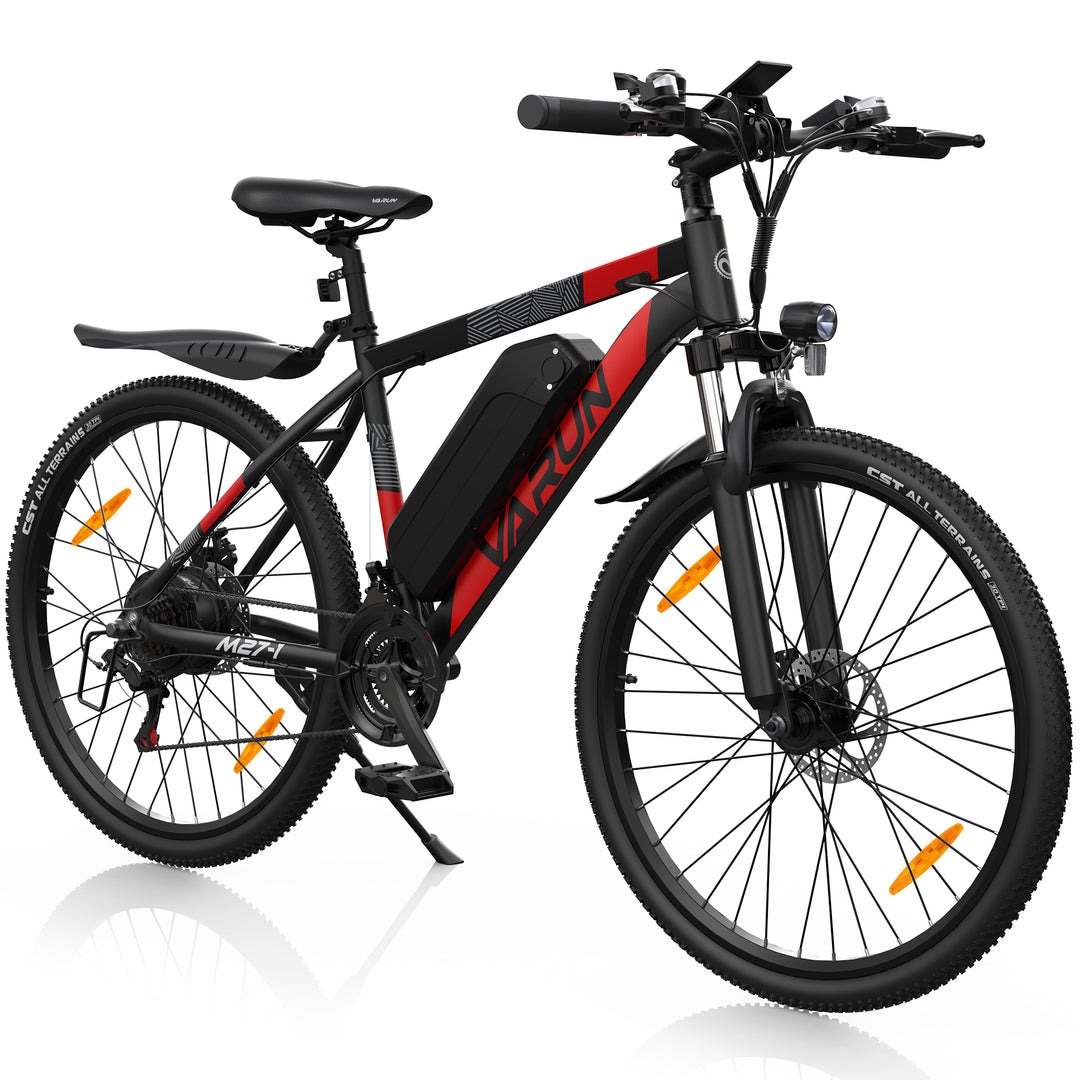 27.5" Wheel 21-Speed Mountain Electric Bike And USB Phone Charging 48V 13Ah 250W/500W Removable Battery Long Range For Adults - Varun Altus-Pro E-Bike