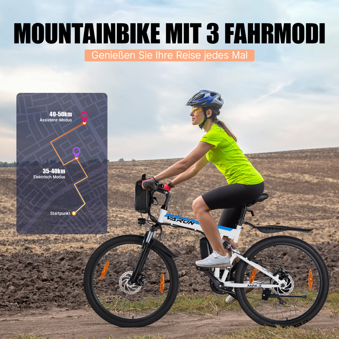 Mountain bike elettrica pieghevole Varun M26 26''