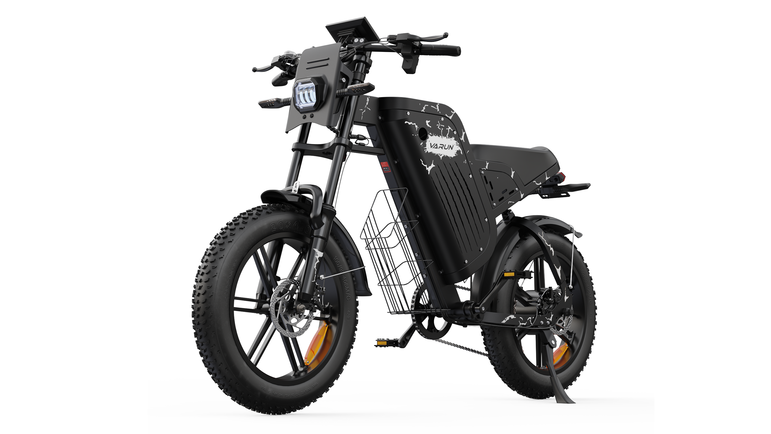 20" Fat-Tire Men's E-Bike with 48V 31.5A Battery, Up to 160 KM Range, 1000W 95Nm Motor, Full Suspension
